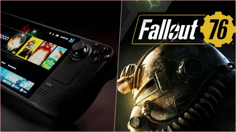 Fallout 76 sur Steam Deck