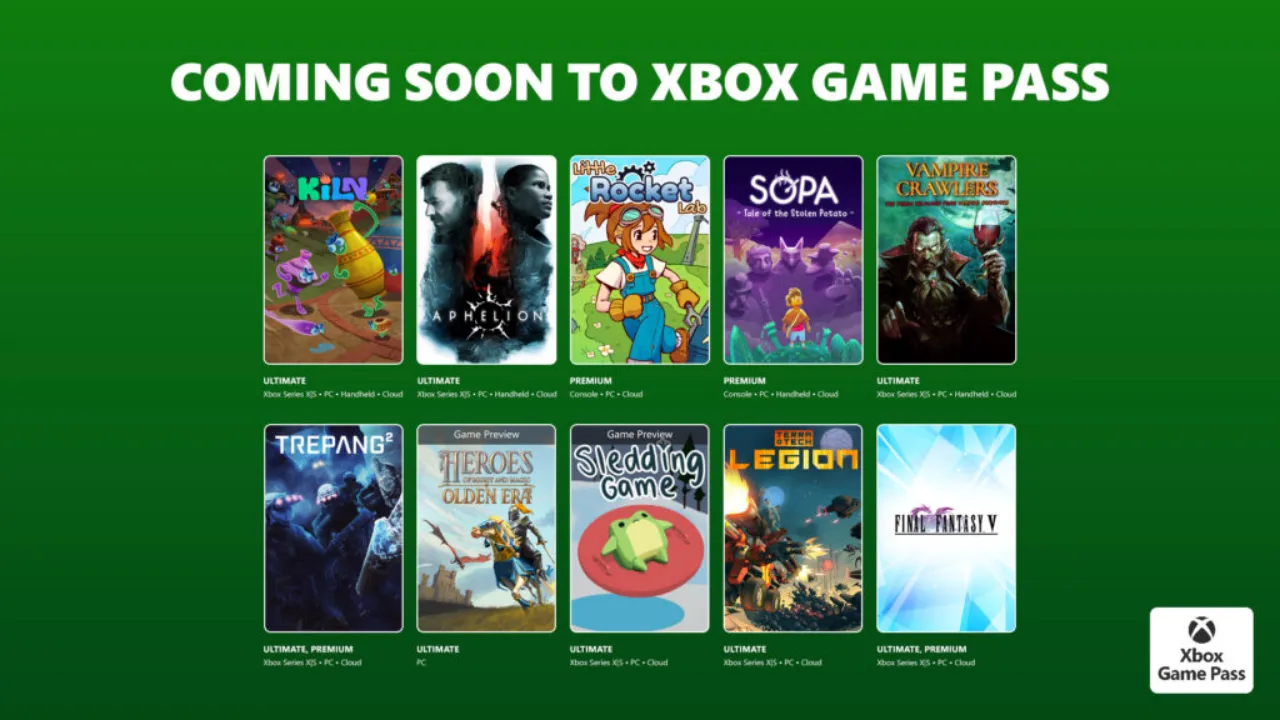 Jeux avril 2026 sur le Xbox Game Pass