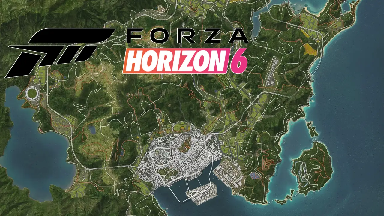 carte du Japon pour Forza Horizon 6